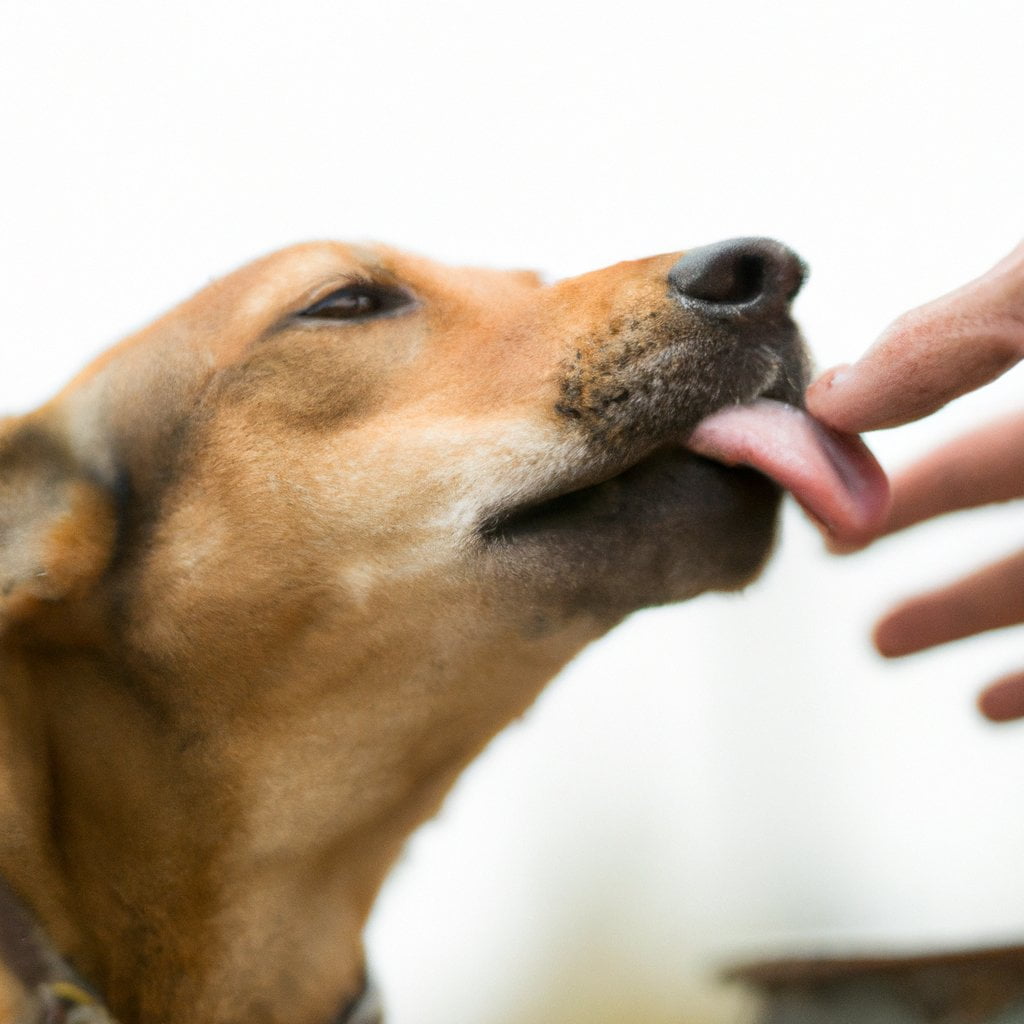 Dogs Lick people as a form of Greeting