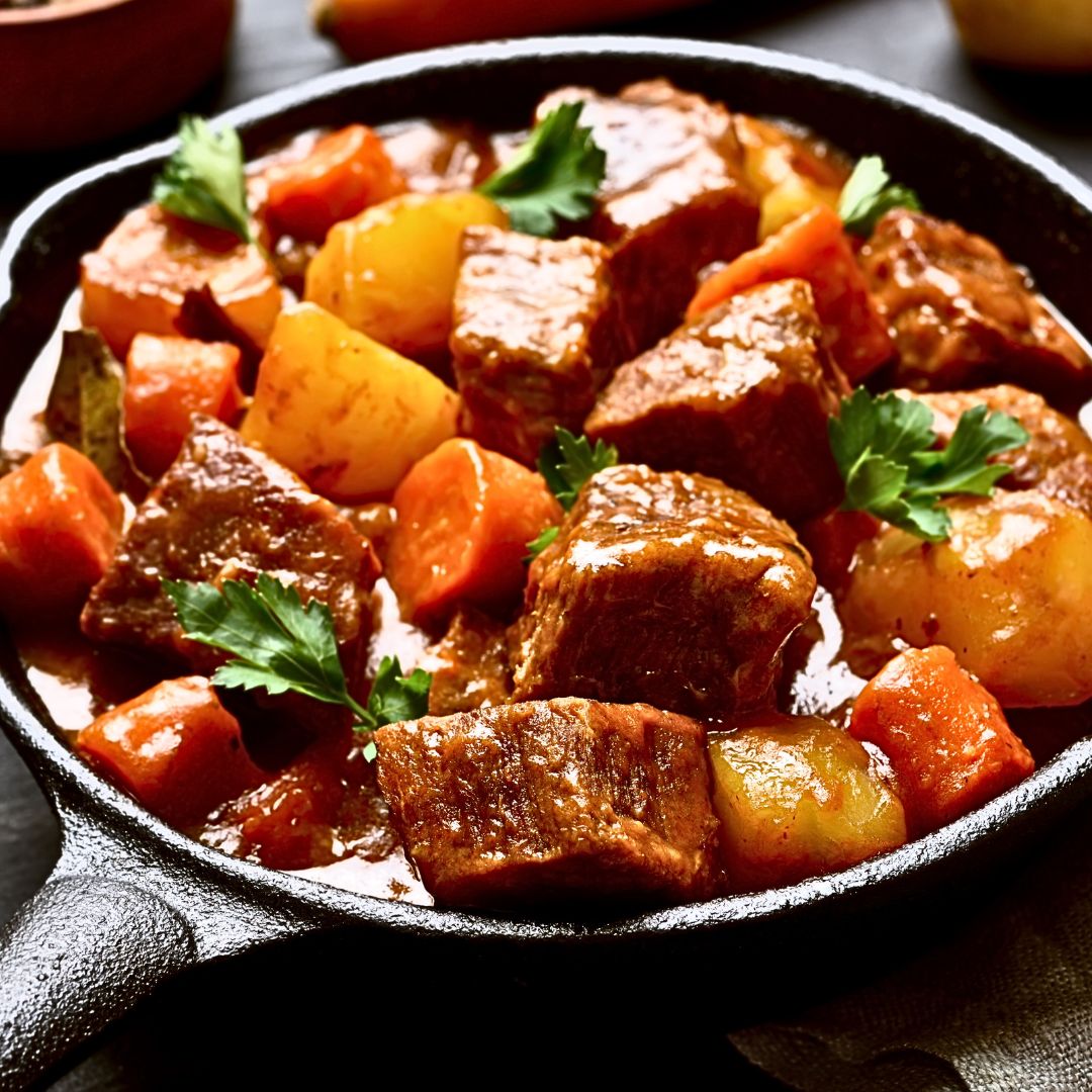 Meaty Beef Stew for Labradoodles