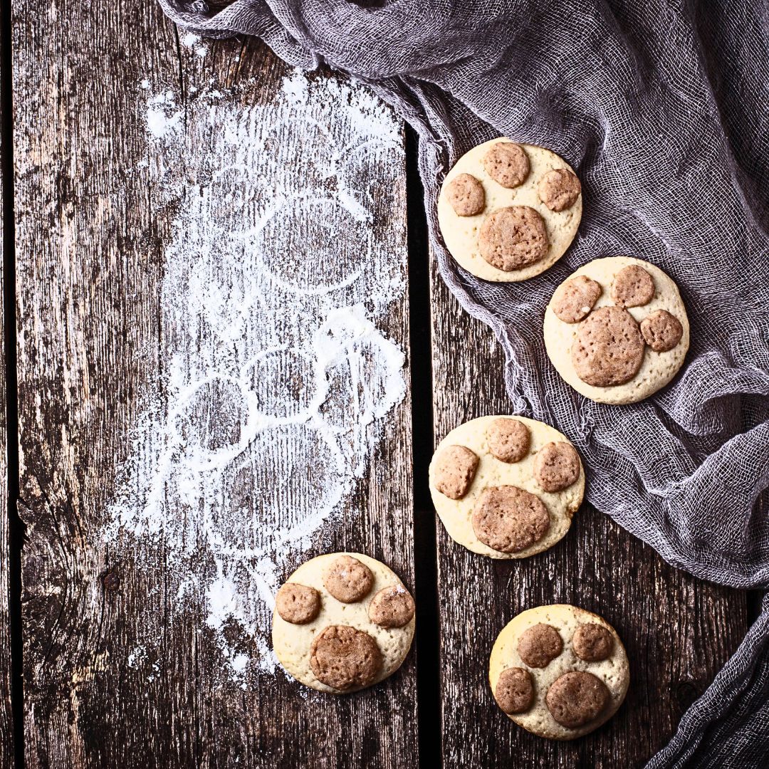 Peanut Butter Paw Prints