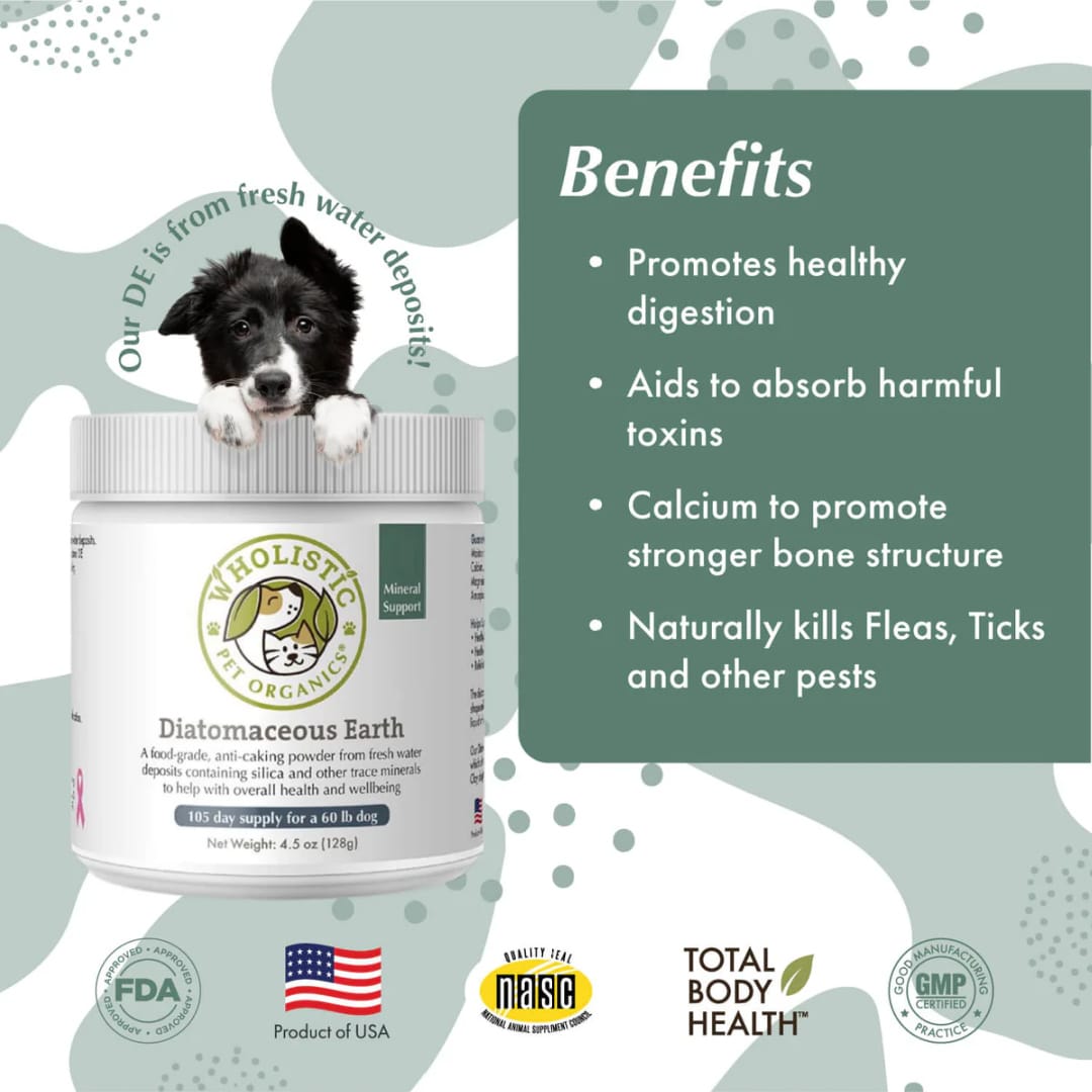 Benefits of Diatomaceous Earth for Dogs